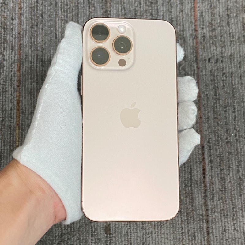 93新 苹果/iPhone 16 Pro Max 256GB 沙漠色钛金属 sim卡限制T-Mobile 编号45635 