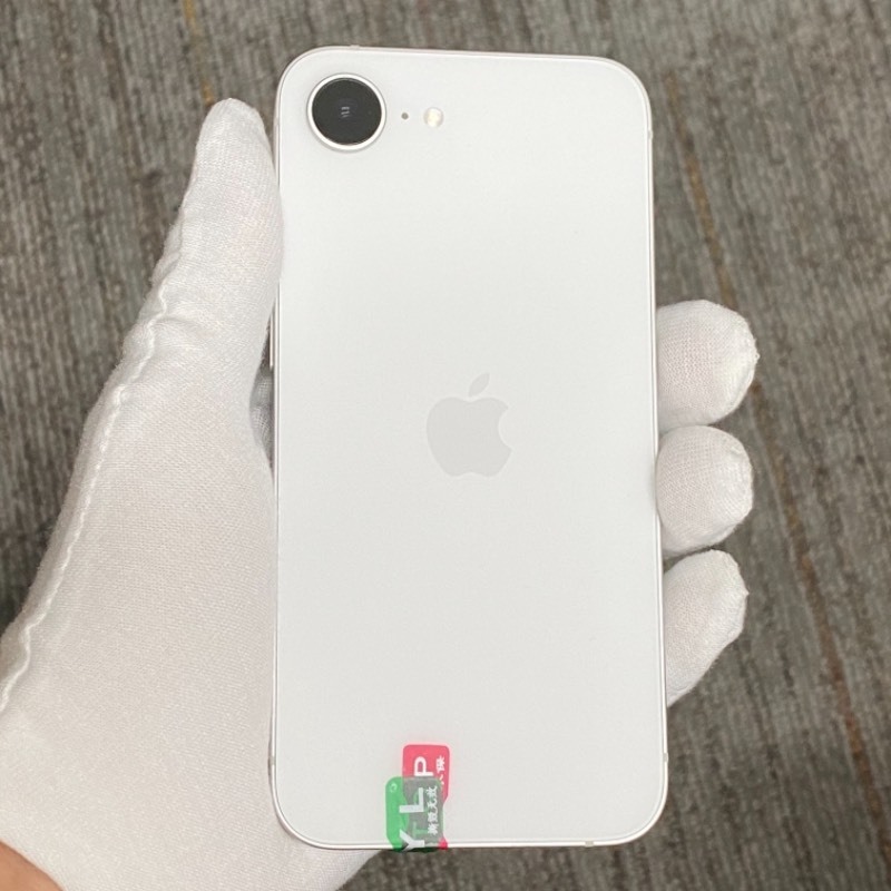 98新 苹果/iPhone 16e 128GB 白色 sim卡限制SPE 编号06176 