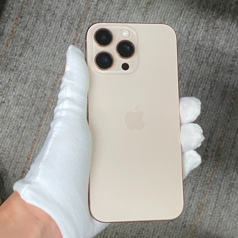 98新 苹果/iPhone 16 Pro Max 256GB 沙漠色钛金属 sim卡限制XF 编号25341 