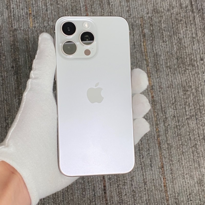 95新 苹果/iPhone 15 Pro Max 256GB 白色钛金属 国行 编号85319 