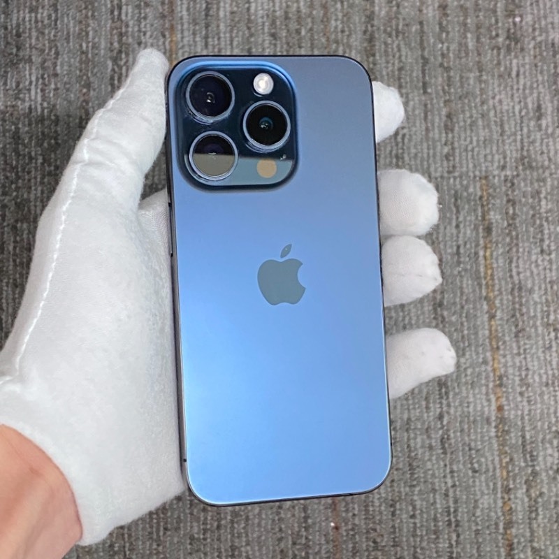 9新 苹果/iPhone 15 Pro 128GB 蓝色钛金属 sim卡限制T-Mobile 编号73590 