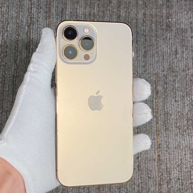 95新 苹果/iPhone 13 Pro Max 256GB 金色 sim卡限制ATT 编号19567 
