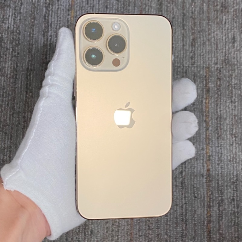 9新 苹果/iPhone 14 Pro Max 128GB 金色 sim卡限制ATT 编号37693 