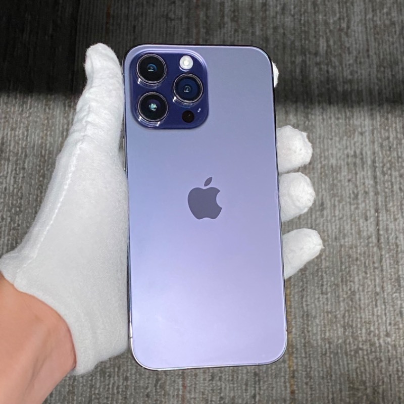 93新 苹果/iPhone 14 Pro Max 256GB 暗紫色 sim卡限制ATT 编号77432 