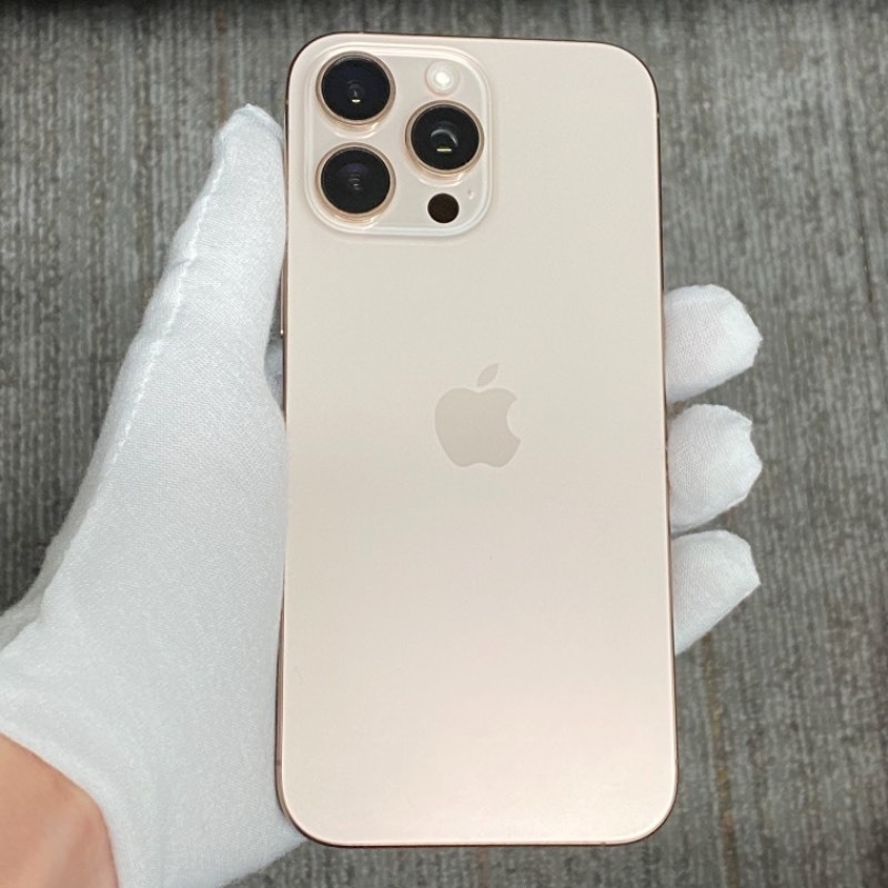 93新 苹果/iPhone 16 Pro Max 256GB 沙漠色钛金属 无锁版 编号63720 