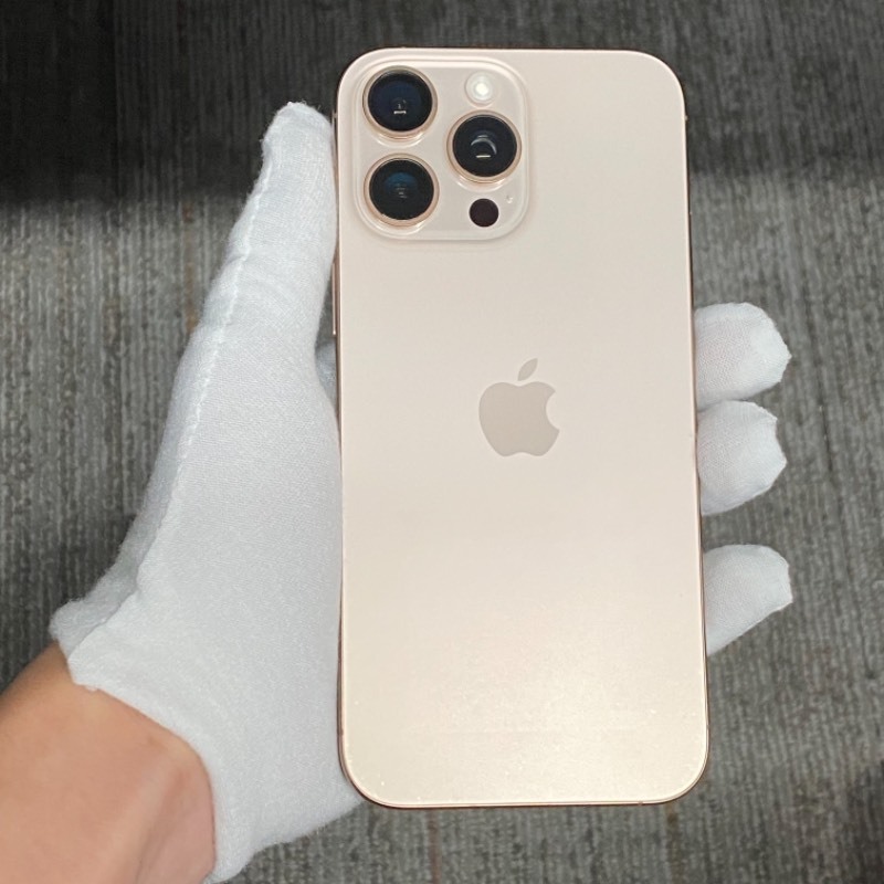 95新 苹果/iPhone 16 Pro Max 256GB 沙漠色钛金属 sim卡限制ATT 编号80921 