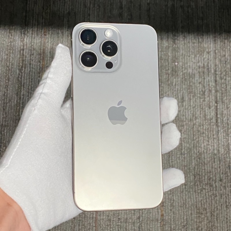 95新 苹果/iPhone 15 Pro Max 1TB 原色钛金属 sim卡限制Dish 编号23174 