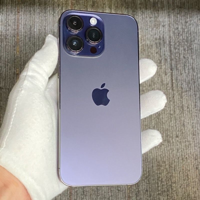 9新 苹果/iPhone 14 Pro Max 256GB 暗紫色 国行 编号16381 