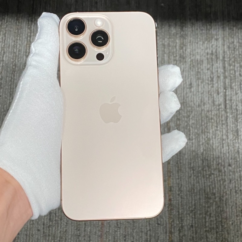 98新 苹果/iPhone 16 Pro Max 256GB 沙漠色钛金属 sim卡限制SPE 编号00119 