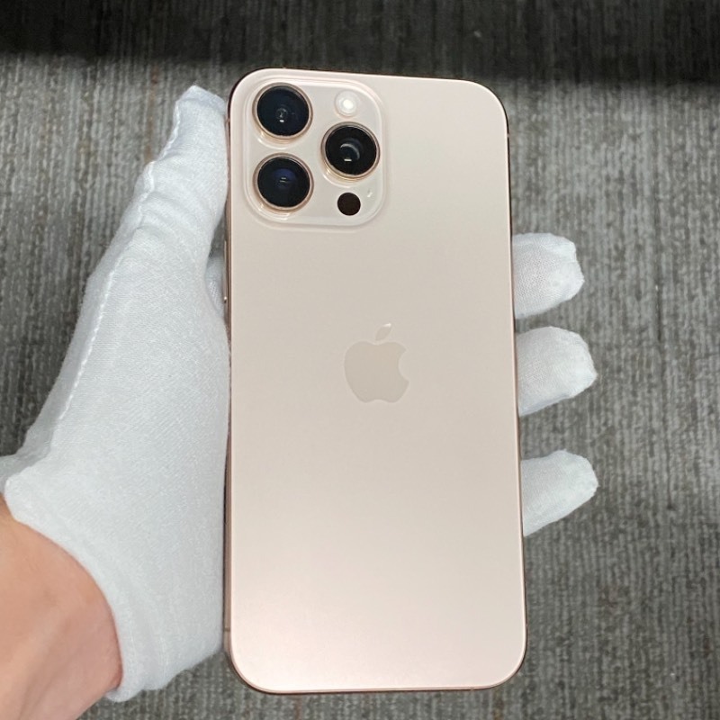 98新 苹果/iPhone 16 Pro Max 256GB 沙漠色钛金属 sim卡限制SPE 编号42657 