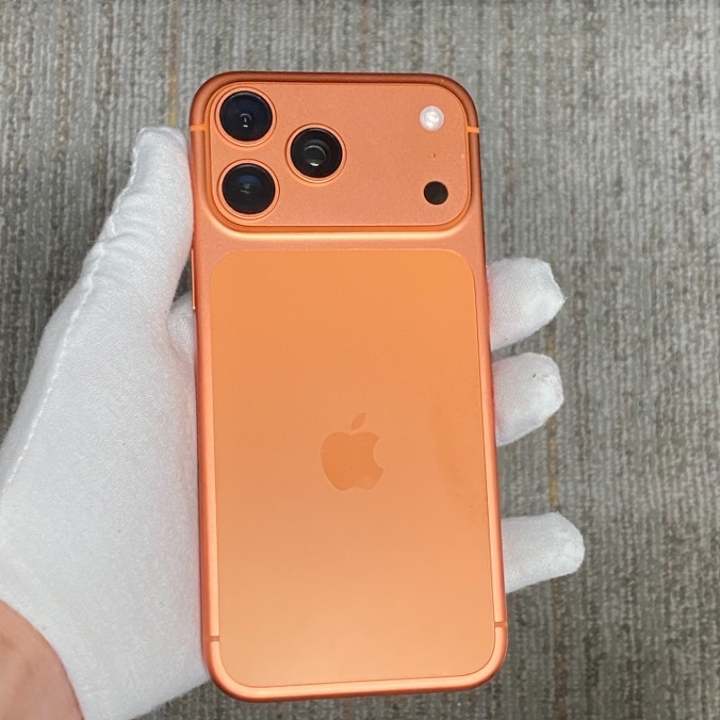 9新 苹果/iPhone 17 Pro Max 256GB 星宇橙色 sim卡限制ATT 编号73021 