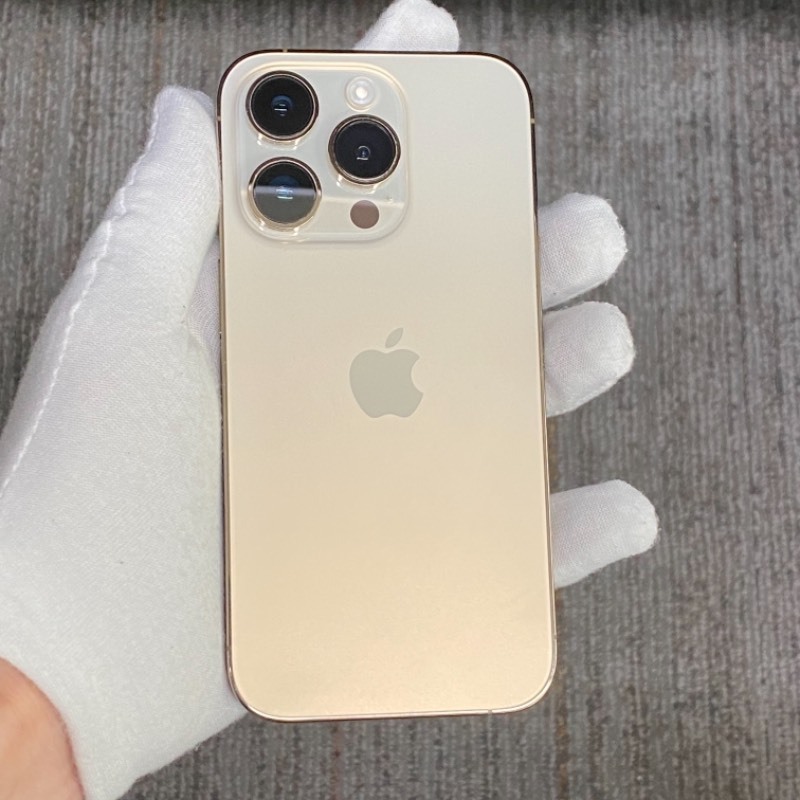 95新 苹果/iPhone 14 Pro 256GB 金色 sim卡限制ATT 编号54416 