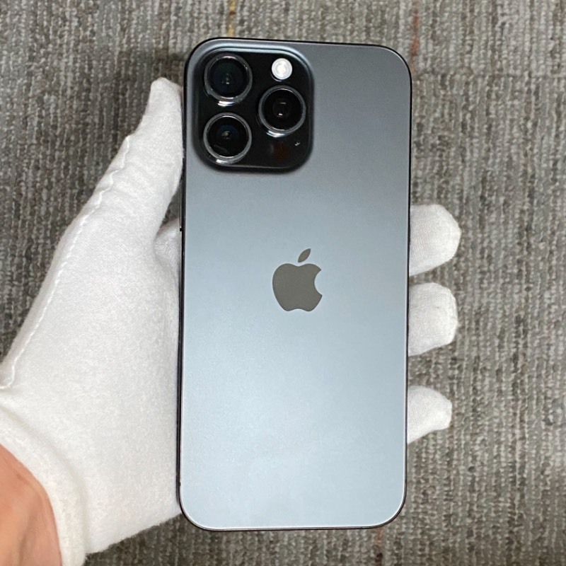 9新 苹果/iPhone 16 Pro Max 256GB 黑色钛金属 sim卡限制T-Mobile 编号33297 