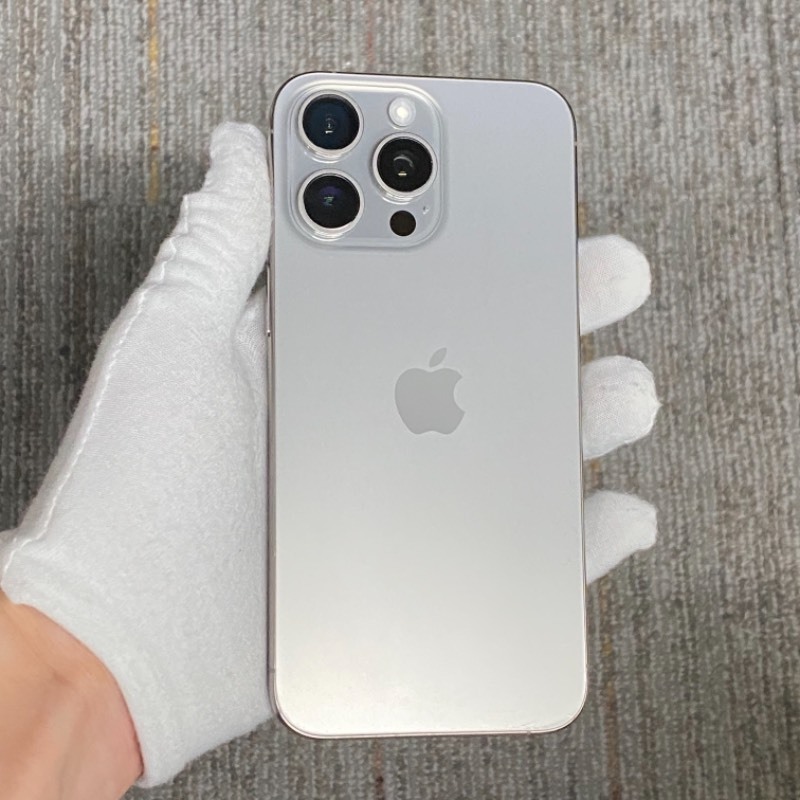 9新 苹果/iPhone 15 Pro Max 256GB 原色钛金属 国行 编号48118 