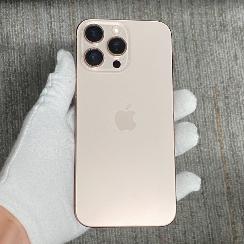 95新 苹果/iPhone 16 Pro Max 256GB 沙漠色钛金属 sim卡限制SPE 编号69540 