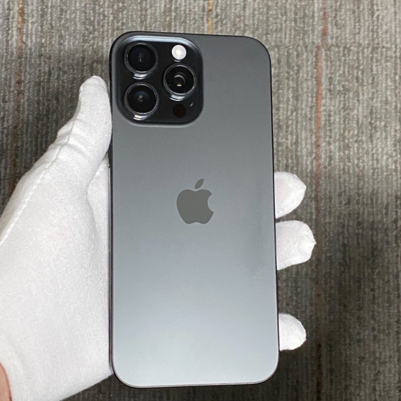 93新 苹果/iPhone 16 Pro Max 256GB 黑色钛金属 sim卡限制SPE 编号14405 