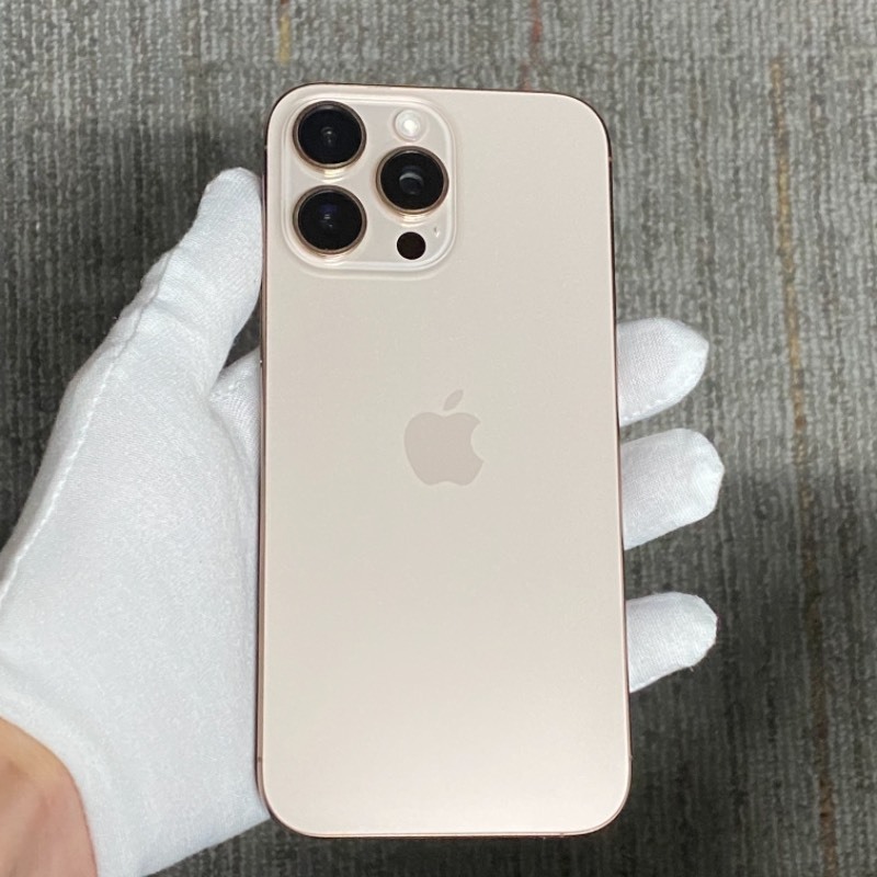 93新 苹果/iPhone 16 Pro Max 256GB 沙漠色钛金属 sim卡限制ATT 编号19897 