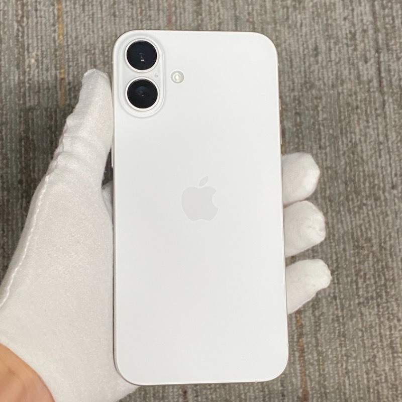 93新 苹果/iPhone 16 Plus 128GB 白色 sim卡限制T-Mobile 编号75037 