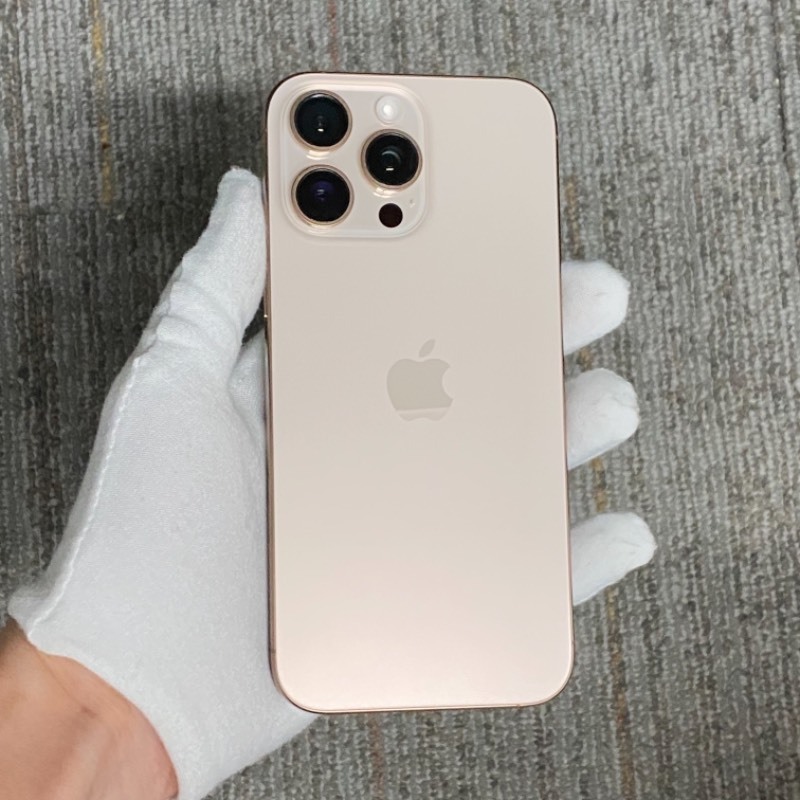 93新 苹果/iPhone 16 Pro Max 256GB 沙漠色钛金属 sim卡限制XF 编号04293 