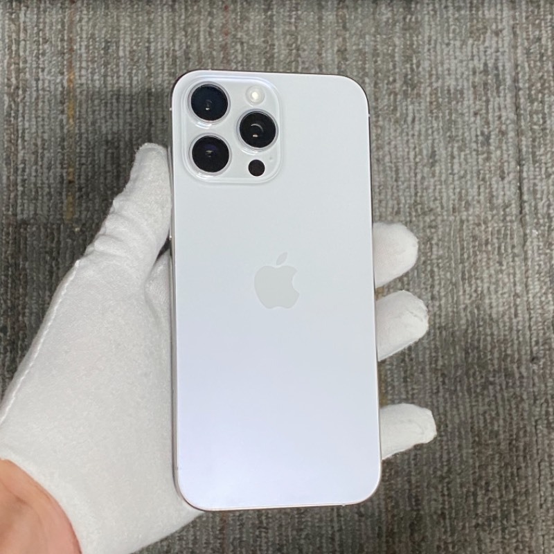 95新 苹果/iPhone 16 Pro Max 256GB 白色钛金属 sim卡限制Ver 编号75275 
