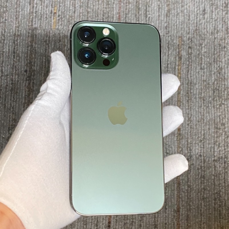 9新 苹果/iPhone 13 Pro Max 512GB 苍岭绿色 sim卡限制ATT 编号14499 