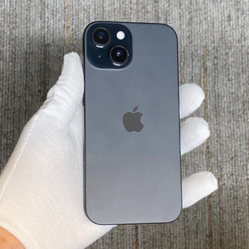 9新 苹果/iPhone 15 256GB 黑色 国行 编号50417 