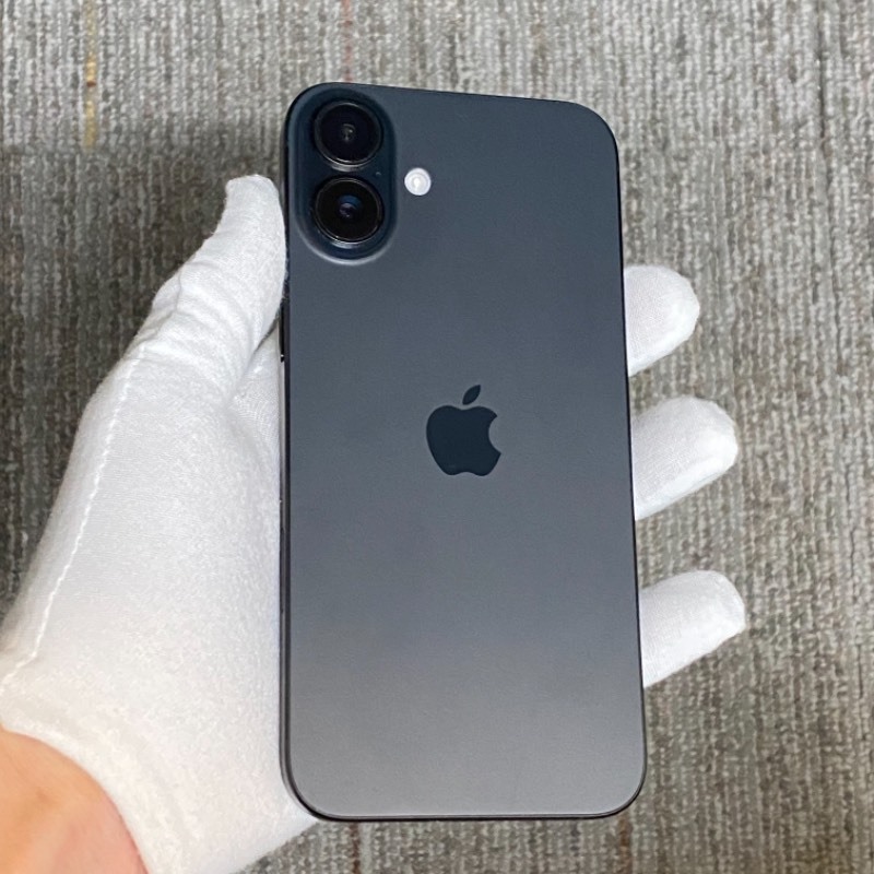98新 苹果/iPhone 16 Plus 128GB 黑色 sim卡限制Ver 编号26772 
