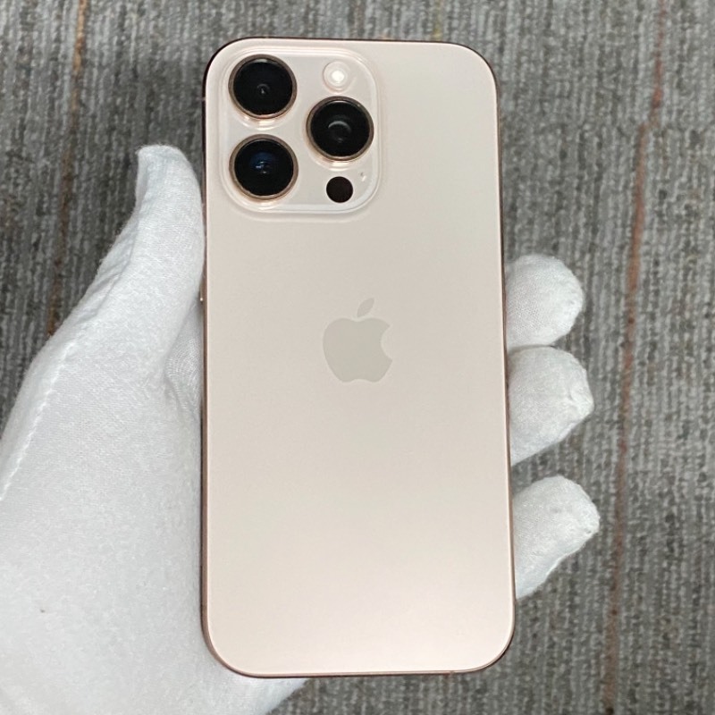 93新 苹果/iPhone 16 Pro 128GB 沙漠色钛金属 sim卡限制XF 编号67684 