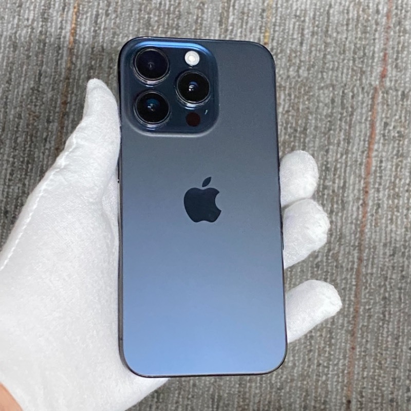 9新 苹果/iPhone 15 Pro 128GB 蓝色钛金属 sim卡限制Ver 编号60558 