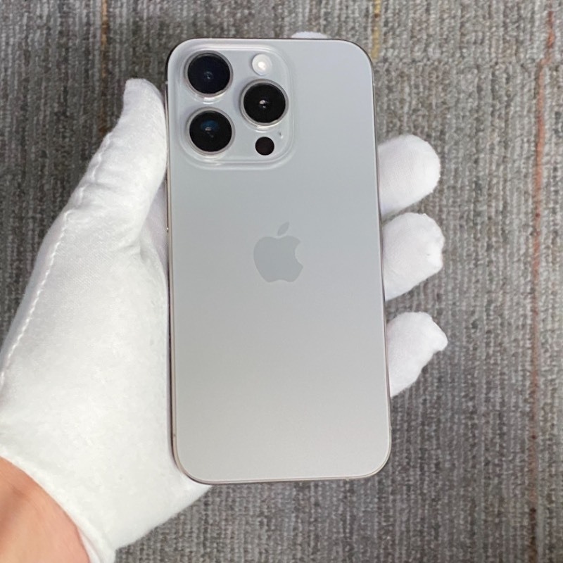 95新 苹果/iPhone 15 Pro 128GB 原色钛金属 sim卡限制Dish 编号09526 