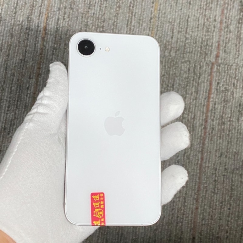 98新 苹果/iPhone 16e 128GB 白色 sim卡限制T-Mobile 编号37000 