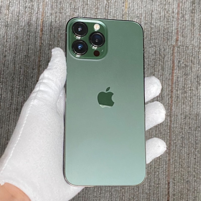 95新 苹果/iPhone 13 Pro Max 256GB 苍岭绿色 sim卡限制SPE 编号31563 