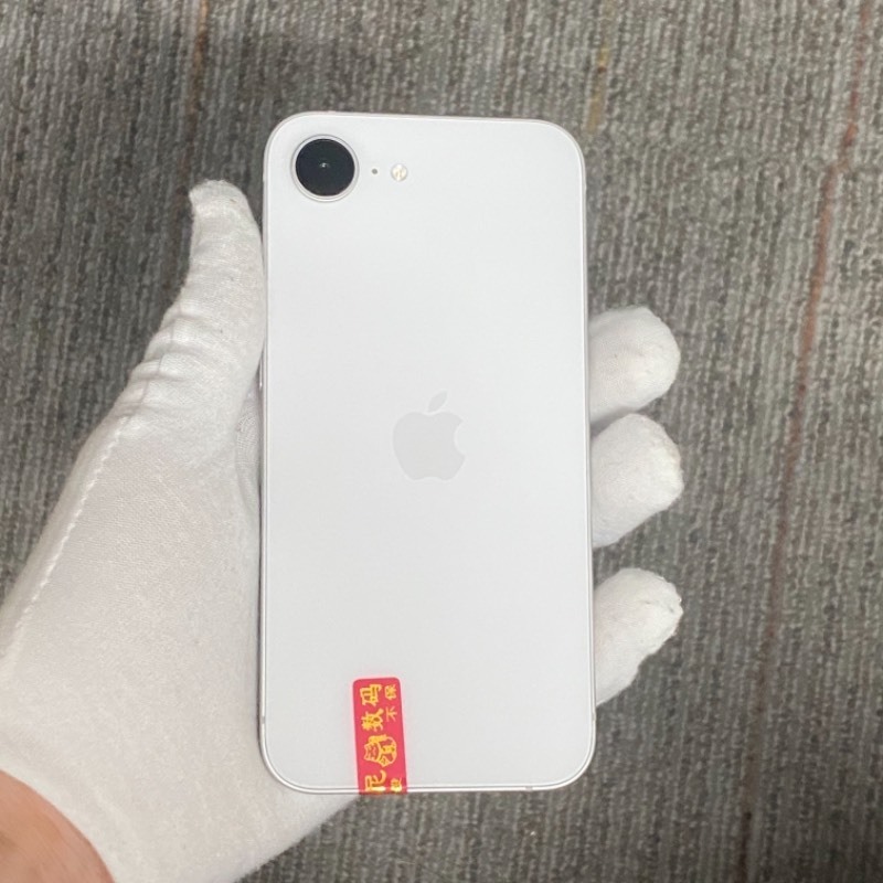 93新 苹果/iPhone 16e 128GB 白色 sim卡限制T-Mobile 编号43618 