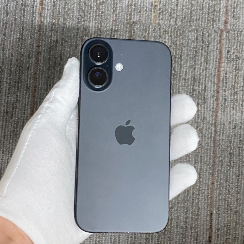 95新 苹果/iPhone 16 128GB 黑色 sim卡限制T-Mobile 编号87625 
