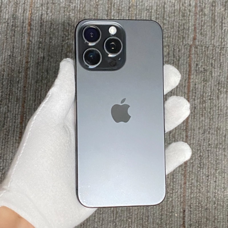 95新 苹果/iPhone 15 Pro Max 256GB 黑色钛金属 sim卡限制Ver 编号37176 