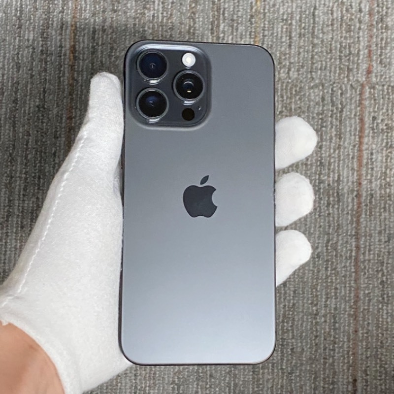 95新 苹果/iPhone 15 Pro Max 256GB 黑色钛金属 sim卡限制ATT 编号12152 