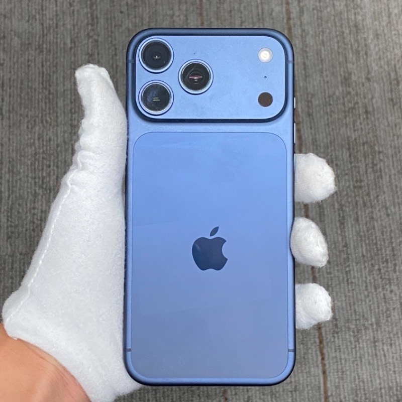 99新 苹果/iPhone 17 Pro Max 256GB 深蓝色 sim卡限制XF 编号22372 