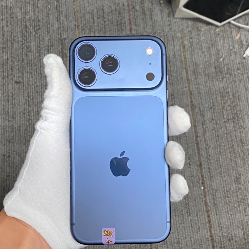 99新 苹果/iPhone 17 Pro Max 256GB 深蓝色 sim卡限制ATT 编号94507 