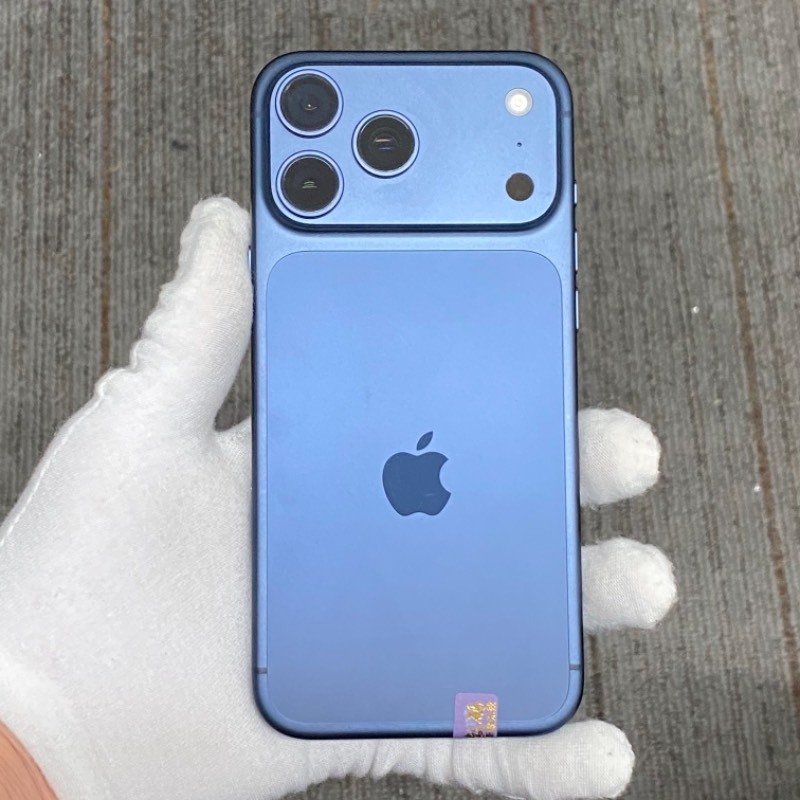 99新 苹果/iPhone 17 Pro Max 256GB 深蓝色 sim卡限制XF 编号05203 