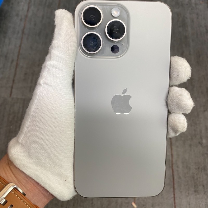 93新 苹果/iPhone 15 Pro Max 512GB 原色钛金属 sim卡限制T-Mobile 编号04573 