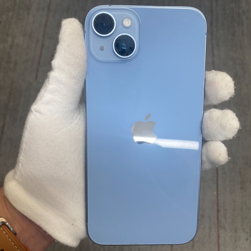 9新 苹果/iPhone 14 Plus 256GB 蓝色 sim卡限制ATT 编号05935 
