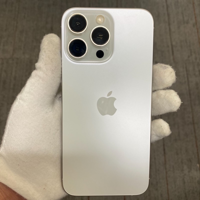 98新 苹果/iPhone 15 Pro Max 256GB 白色钛金属 sim卡限制Ver 编号27121 