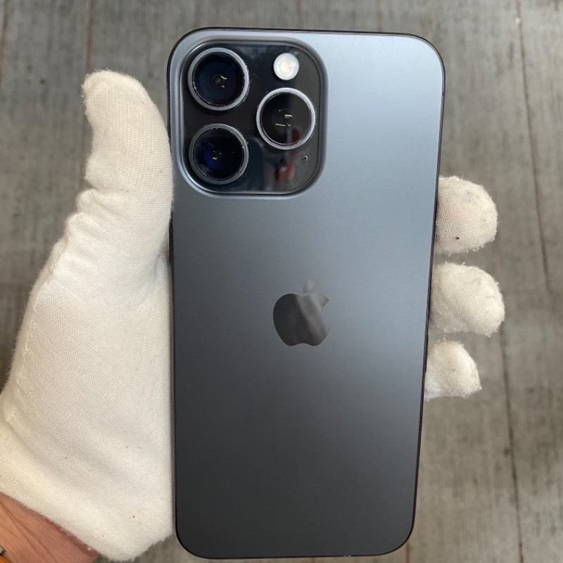 98新 苹果/iPhone 15 Pro Max 256GB 黑色钛金属 sim卡限制ATT 编号03612 