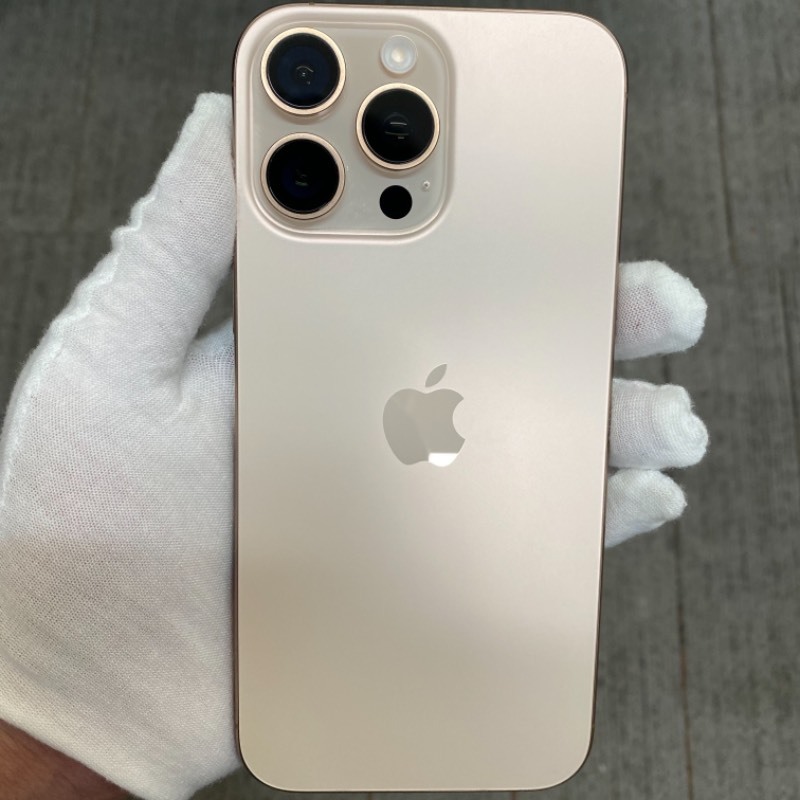 98新 苹果/iPhone 16 Pro Max 512GB 沙漠色钛金属 sim卡限制Ver 编号73192 