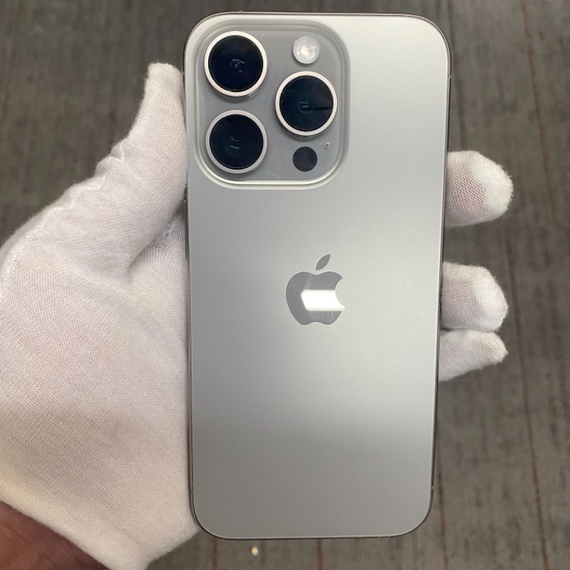 95新 苹果/iPhone 15 Pro 128GB 原色钛金属 sim卡限制Ver 编号92891 