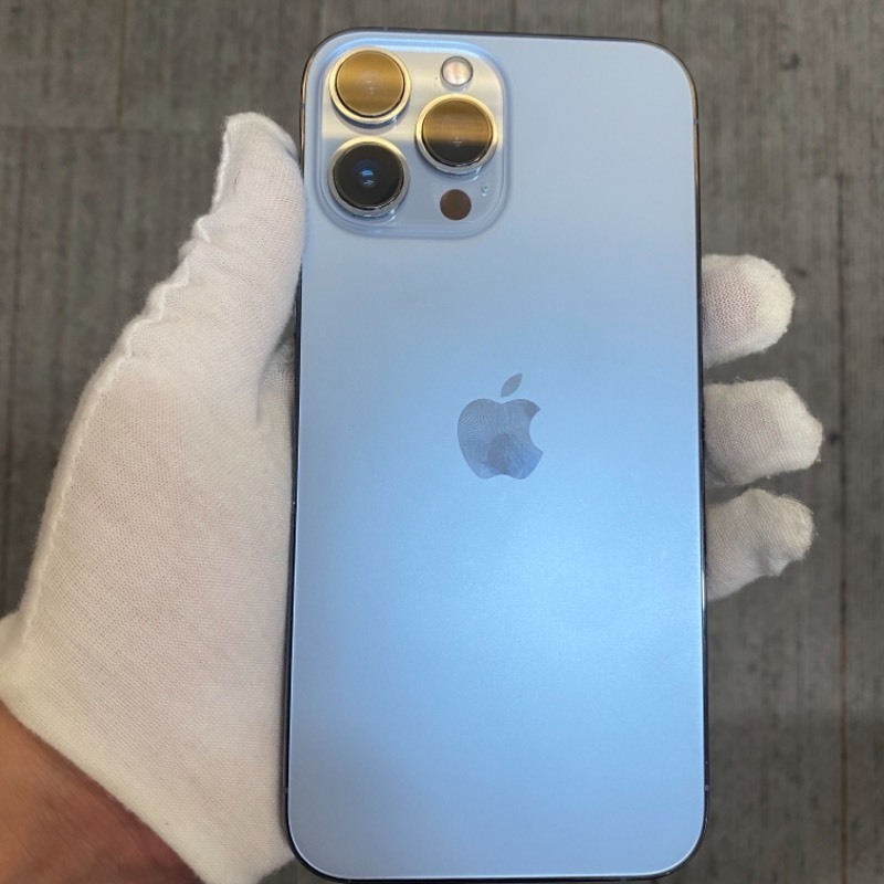 9新 苹果/iPhone 13 Pro Max 128GB 远峰蓝色 sim卡限制T-Mobile 编号40976 