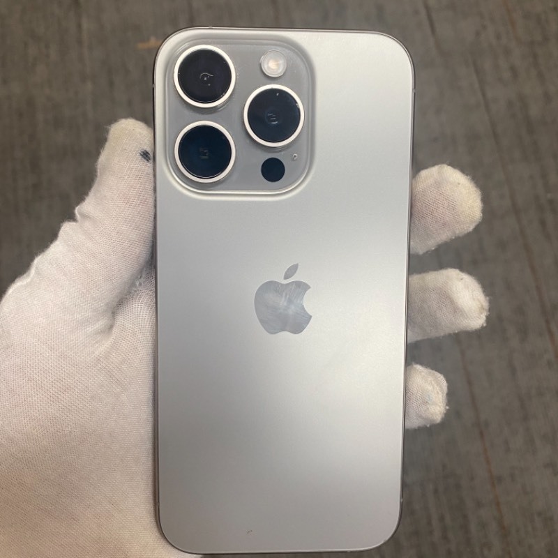 93新 苹果/iPhone 15 Pro 256GB 原色钛金属 sim卡限制Ver 编号44156