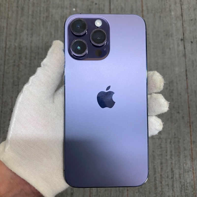 93新 苹果/iPhone 14 Pro Max 256GB 暗紫色 sim卡限制Ver 编号02468 .