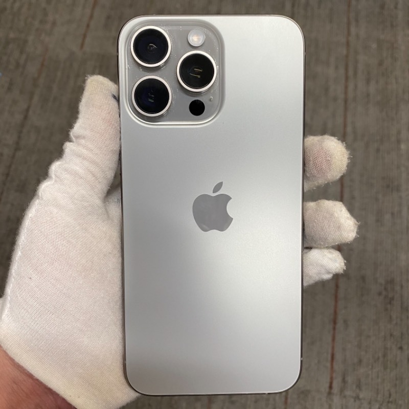 98新 苹果/iPhone 15 Pro Max 256GB 原色钛金属 sim卡限制Ver 编号71902 