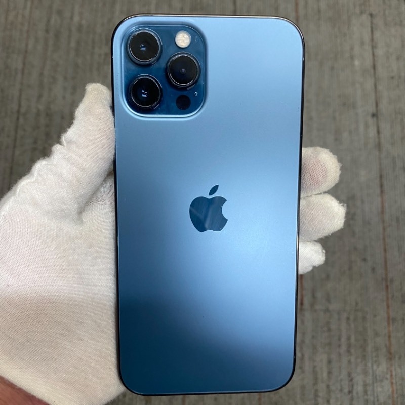 93新 苹果/iPhone 12 Pro Max 256GB 海蓝色 国行 编号59144 